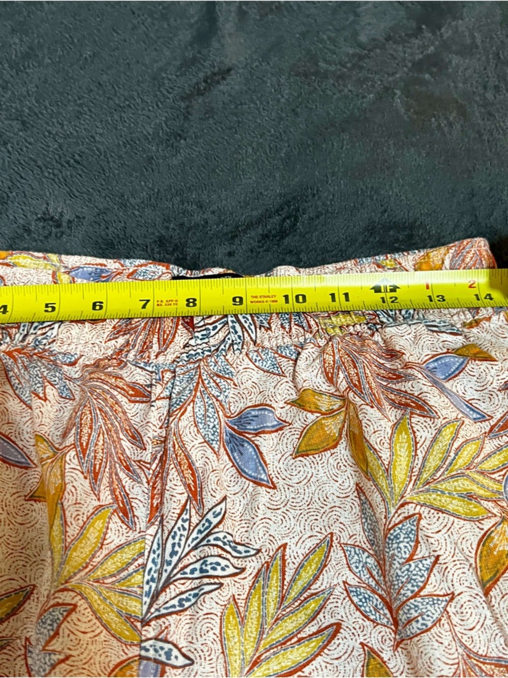 Nicole Miller Wms Linen Floral Tropical Resort Vacay High Rise Wide Leg Pants‎ S - Picture 9 of 13